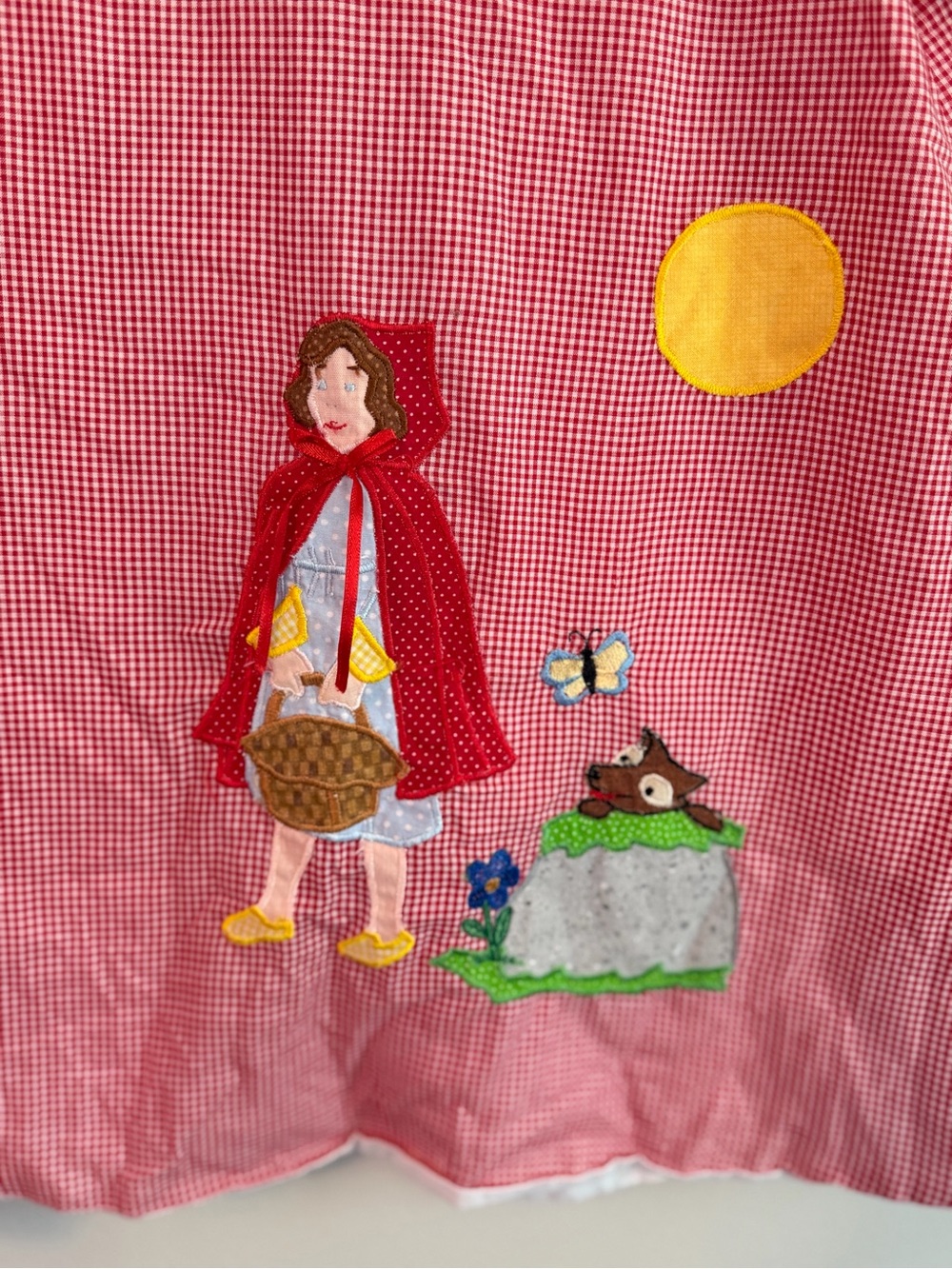 Vicky Walsh Red Gingham Little Red Riding Hood Dress - Picture 2 of 3